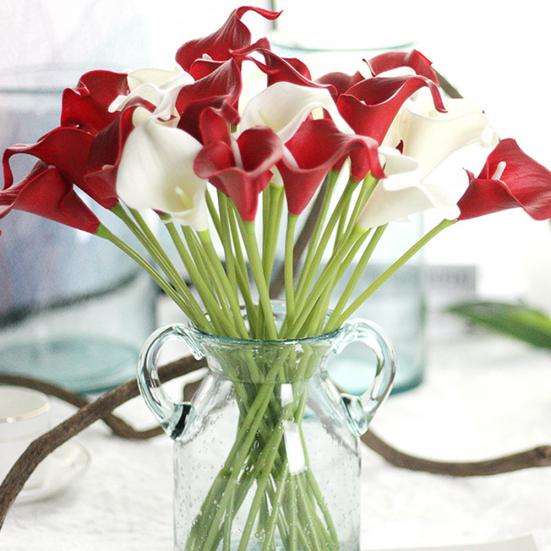 1 ветка искусственный цветок Калла Лилия свадебный букет домашний декор для свадебной вечеринки