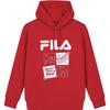 Fila Da Da Long Series Новогодний парный свободный худи Унисекс Худи Легендарный-красный F11U419204FRD