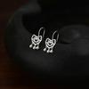 New Chinese Style Ping An Lock Tassel Ear Hook Retro Chinese Style Earrings