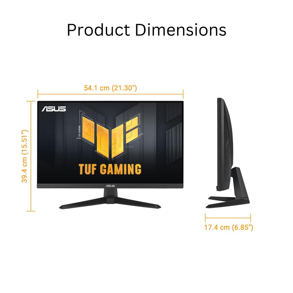 ASUS TUF Gaming 1080P Monitor 144Hz Overclocked to Extreme Low Motion Blur Variable DisplayWidget 24-inch (23.8-inch) (VG249QE5A) - FHD, 146Hz, IPS,