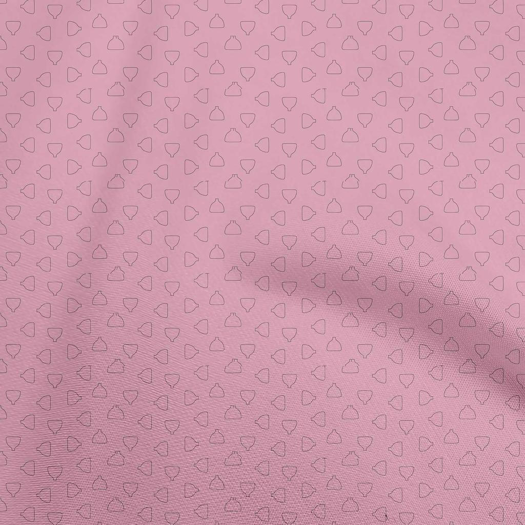 oneOone Хлопчатобумажная гибкая светло-коричневая ткань с растениями в вазе, ткань для квилтинга одежды своими руками, ткань с принтом в ярдах, 40 дюймов