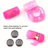 1pc Male Vibrating Cock Ring Penis Vibrator, Waterproof Couple Sex Toys Clit Orgasm