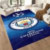 Квадратные ковры Manchester City Fc — отличный выбор для гостиных, спален, домашнего декора и в качестве подарков.