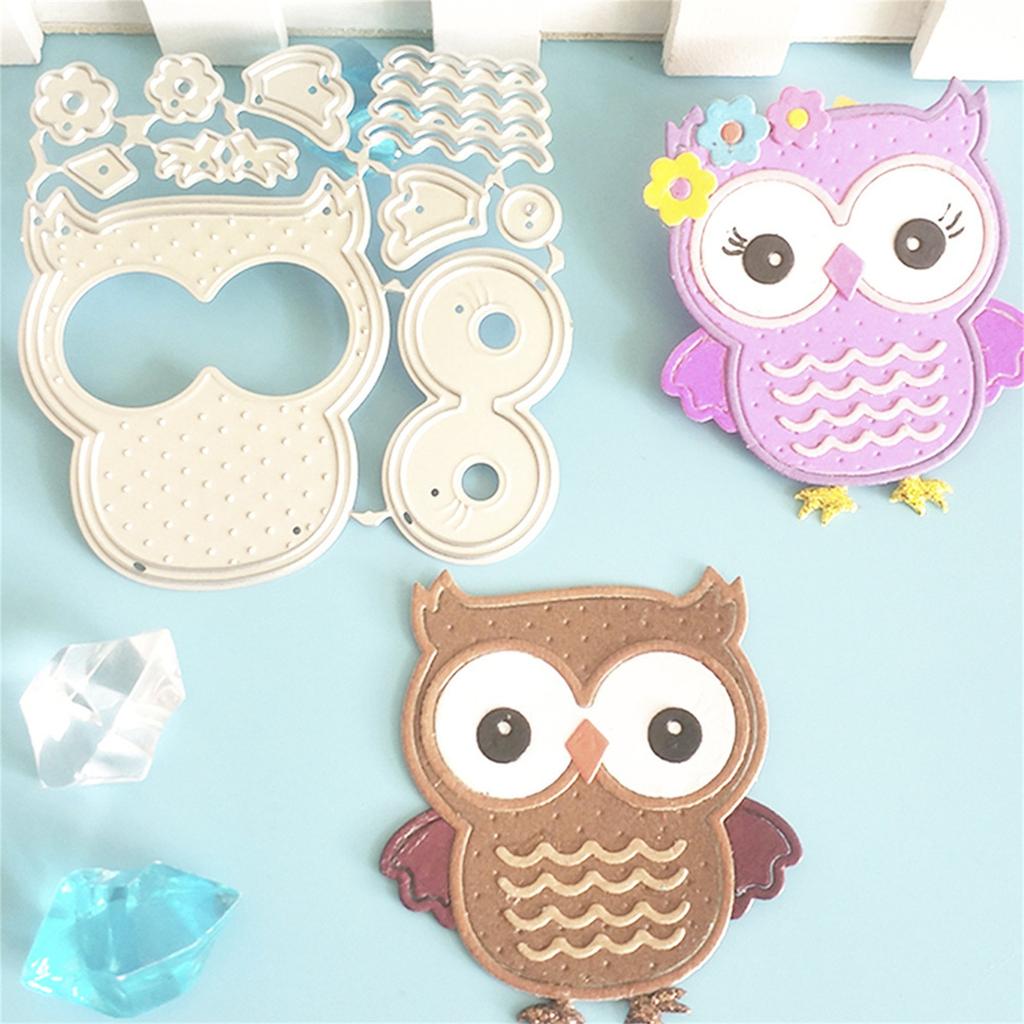 New Owl Metal Cutting Die Mould Scrapbook Decoration Embossed Photo Album Decoration Card Making DIY Handicrafts