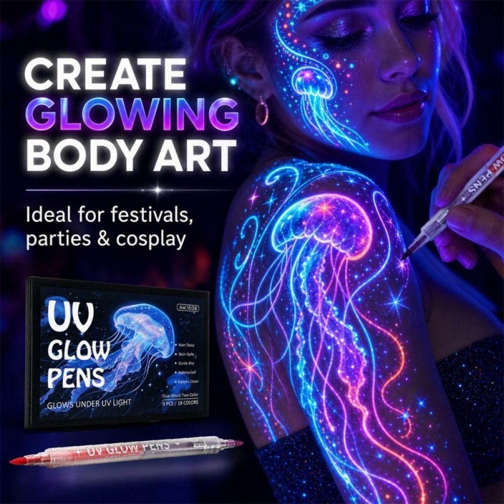Multifunctional Drawing Art Pen Professional Paint Brushes Set Gift Face Body Art Paint Paintbrush