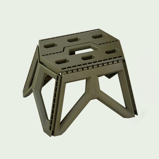 Портативный складной стул Легкий Сверхпрочный пластиковый Многофункциональный Для кемпинга, пеших походов, пляжа, пикника, рыбалки Складное кресло-сиденье