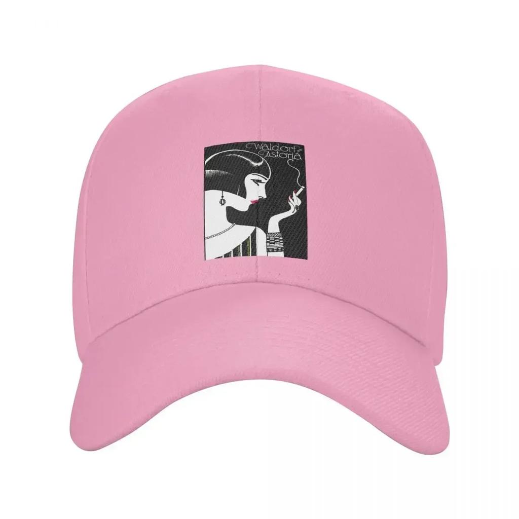 WALDORF ASTORIA Vintage Hotel Advertising Print Baseball Cap Sun Cap Trucker Hat Sun Hat Hats Woman Mens