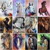 5D DIY Diamond Painting Horse Animal Rhinestone Cross Stitch Diamond Embroidery Full Round Drill
