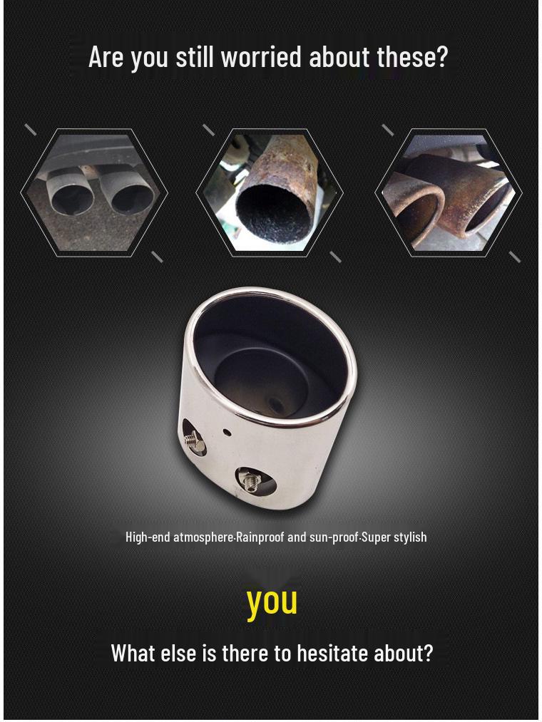 Комплект выхлопной системы и глушителя из нержавеющей стали для Forester