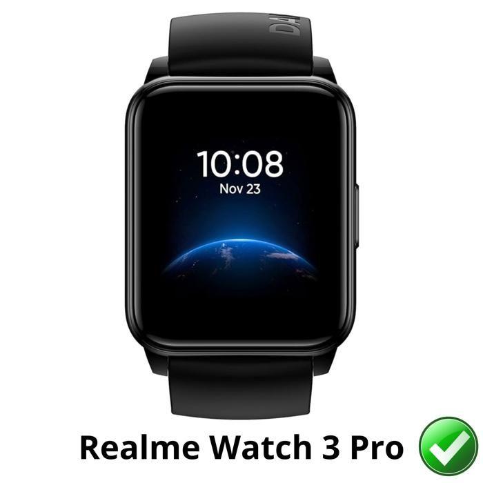Защитная пленка для Realme Watch 3 Pro [Набор 6 штук] Защитная пластиковая пленка Сверхтонкая Phonillico