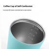 12oz Creative 304 Stainless Steel Travel Mug Simple And Stylish Vacuum Flask Coffee Cup Double Wall Vacuum Insulated Tumbler