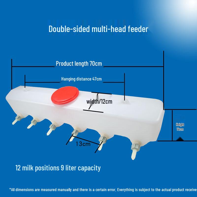 Animal Milk Feeding Bottle for Lambs, Pigs, and Sheep with Feeder Nipple