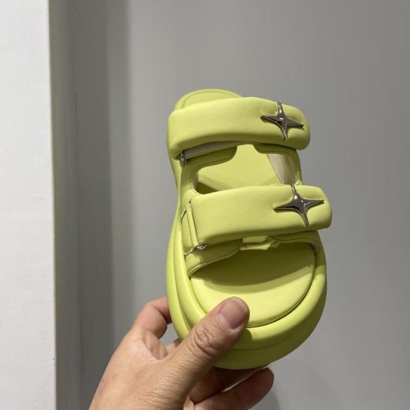 Fashion Summer Outside Wear Slippers Women 2024 Thick Bottom Non-slip Soft Beach Shoes Casual Versatile Sandalias De Mujer Verano 2024