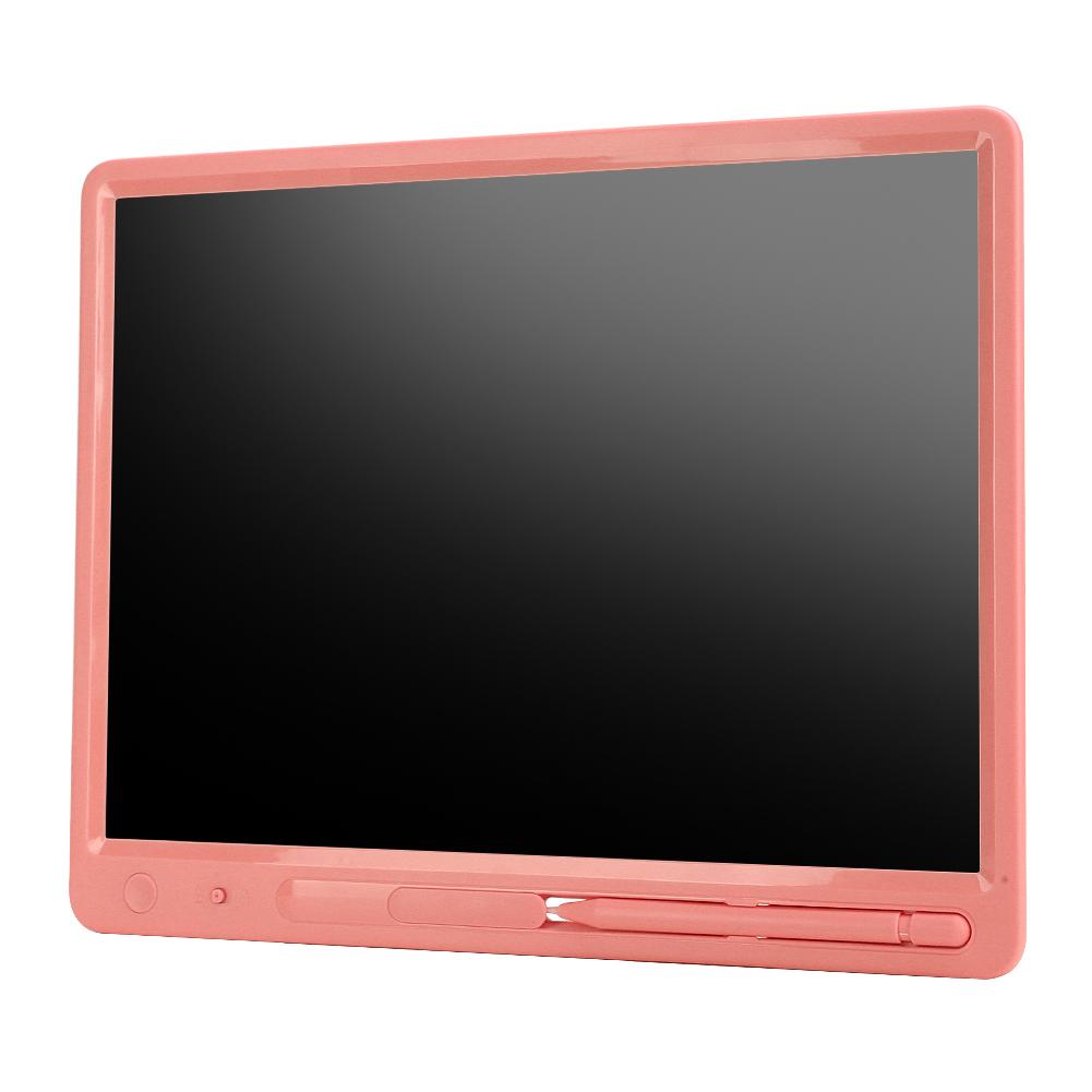 15-дюймовый ЖК-блокнот для письма, светлая энергия, электронная цветная доска для рисования от руки, розовая
