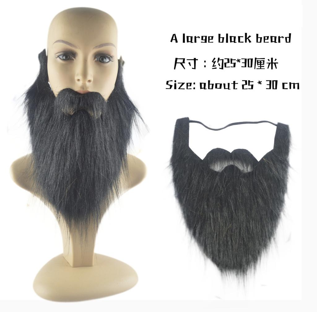 Поддельная борода для бала, плюшевая борода, ролевые игры, реквизит, имитация бороды на подбородке, дедушка с белой бородой, приветственные крики, костюм для выступлений