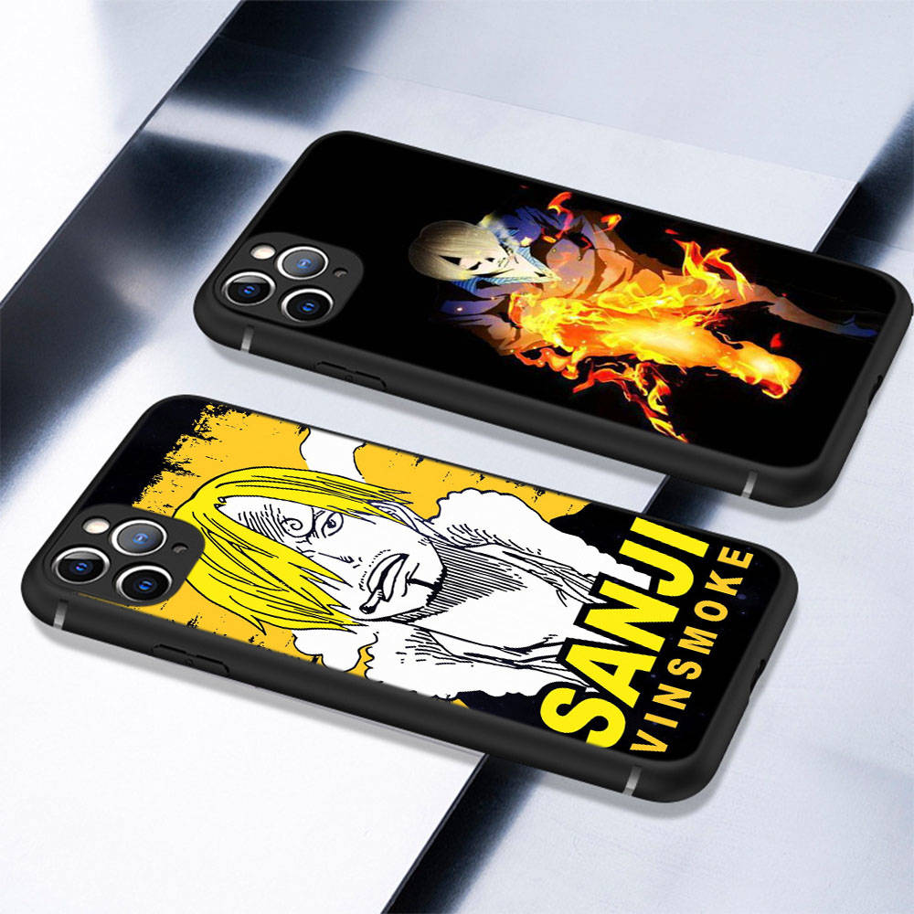 Чехол DT8 One Piece Zoro Sanji для Samsung A04 A14 A23 A34 A54 M23 M33 M52 M53 Realme 10 9 C30S C35 C55 VIVO Y02S Y21 Y33S Y51 X80 Pro Прозрачная крышка
