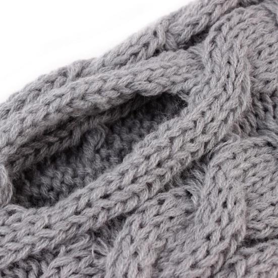 Собачий свитер с высоким воротом, свитер для питомца, теплый вязаный пуловер, эластичный трикотаж, одежда для собак на осень-зиму, для маленьких собак, щенков