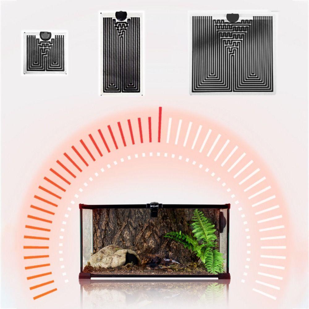 Силиконовая грелка для скалолазания для домашних животных с вилкой европейского стандарта, нагревательный коврик для рептилий для черепах/змей/пауков/ящериц