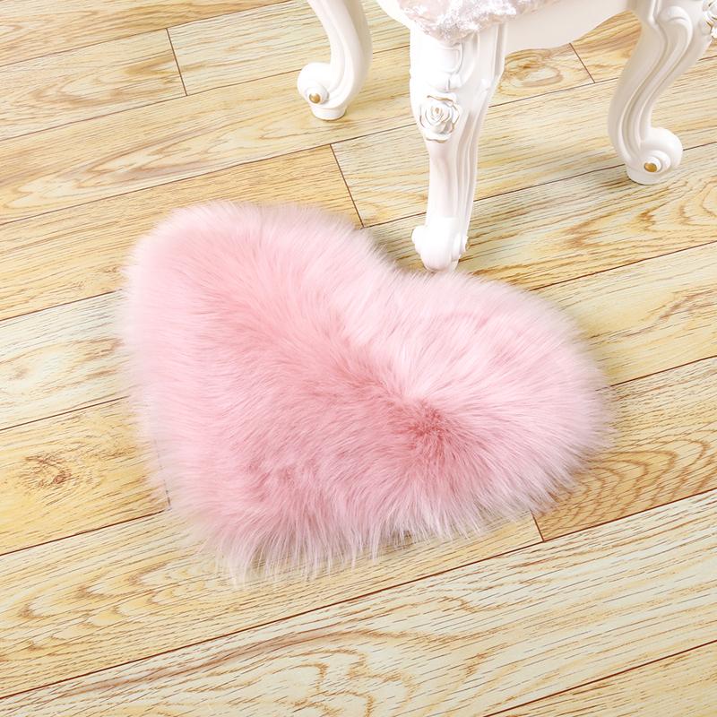 30 СМ Волосатый Шерстяной Ковер Подушка Для Сиденья Многообразные Коврики Из Искусственного Меха Полигональные Ковры Для Спальни Гостиной Пол Маленький Мохнатый Мягкий Шелковистый Плюшевый Ковер Дома
