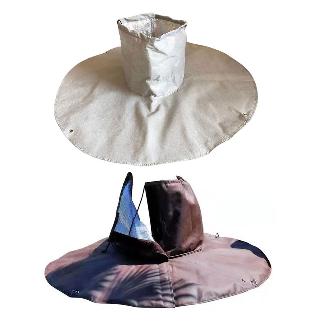 Защита растений от заморозков Укрытие для растений на зиму Водонепроницаемая двойная изоляция Зимняя защита растений для корней деревьев