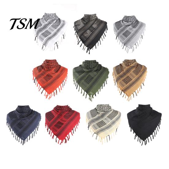 Thick Shawl Women Scarf Thickened Palestine Keffiyeh Wide Tassel Printed Vintage Sunshade Decorative Square Neck Protection Unisex Soft Warm