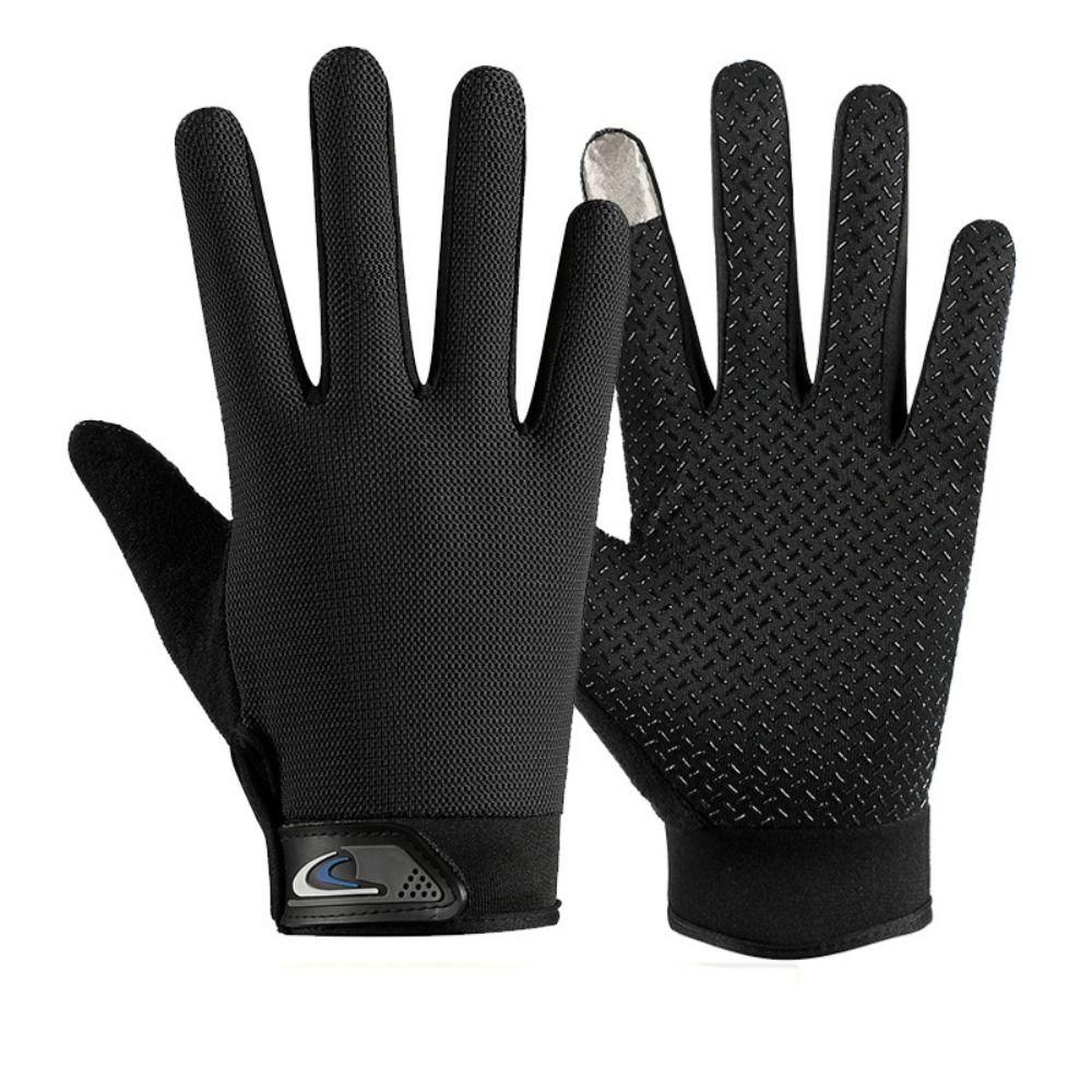 Thin Cycling Gloves Bike Gloves Comfortable Full Finger Gloves Training