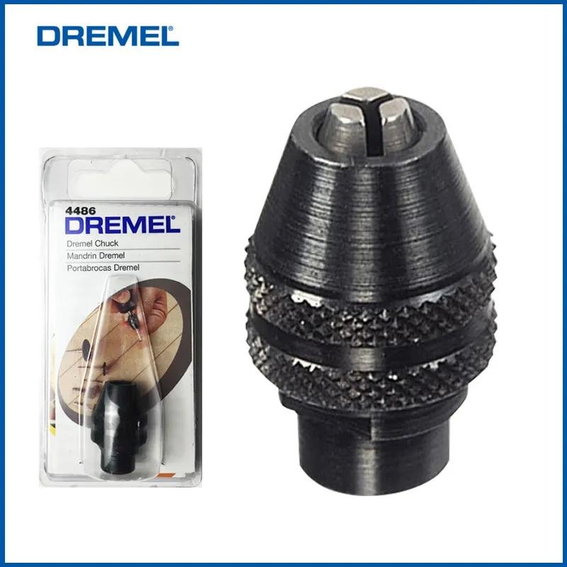 Dremel 4486 сверлильный патрон без ключа, быстросменный многофункциональный сверлильный патрон 0,8-3,2 мм для электрических вращающихся инструментов Dremel 3000 4000 8220 8100