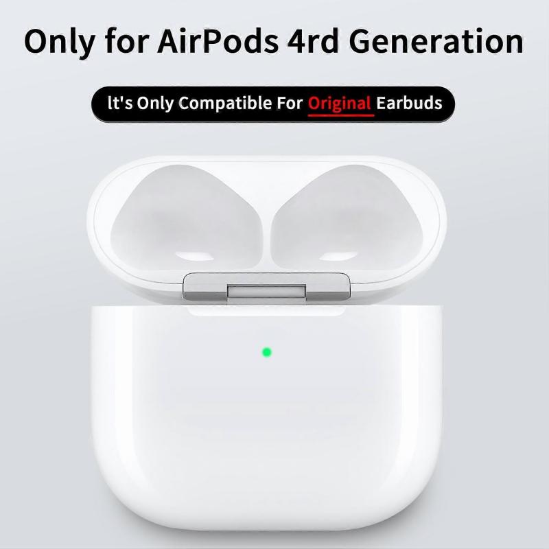 F0o Для Apple AirPods 4 Зарядный чехол Bluetooth Наушник Порт USB-C n8k Беспроводная зарядная станция