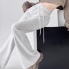 Micro-flared Sweatpants Women's Spring and Autumn New High-waisted and Thin Sweatpants