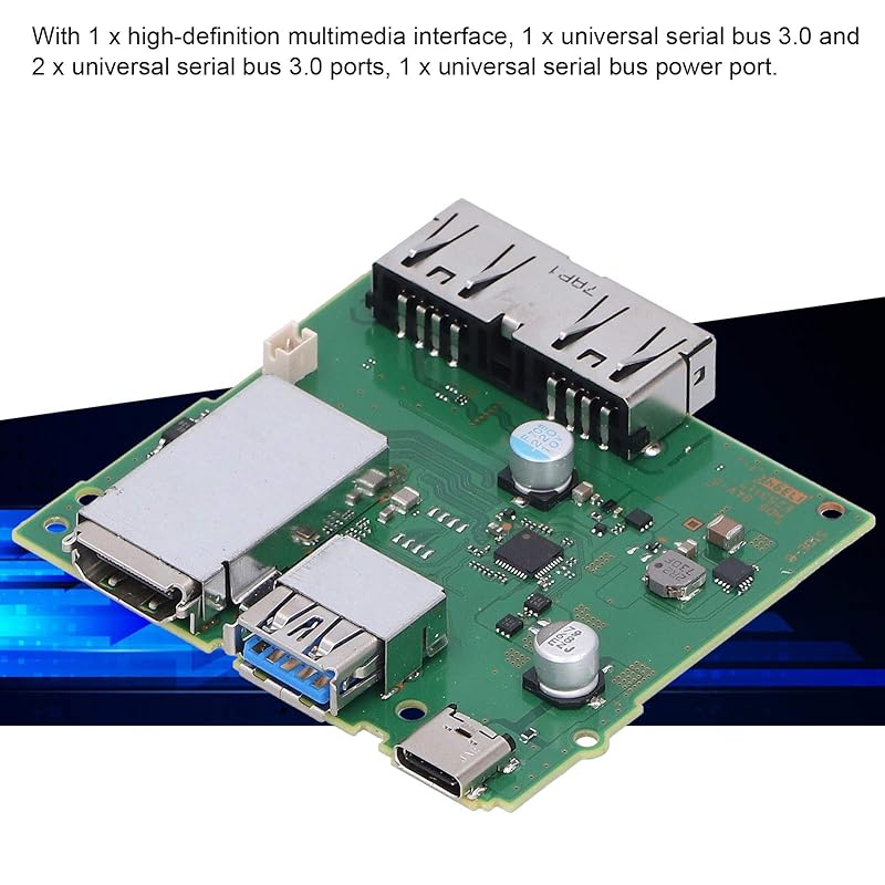 HDMI Charging Board Docking Station Main Board Circuit Board Exchange with Screwdriver Game Console Dock Mainboard for Circuit Boards