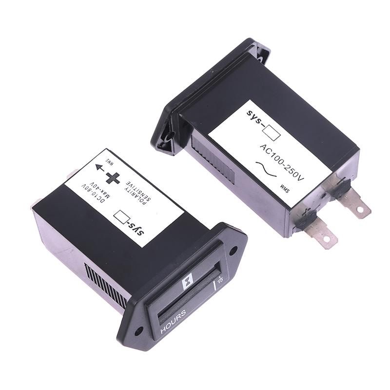 6-значный счетчик часов переменного тока, 100-250 В, полностью герметичный кварцевый таймер, счетчик Sys-1