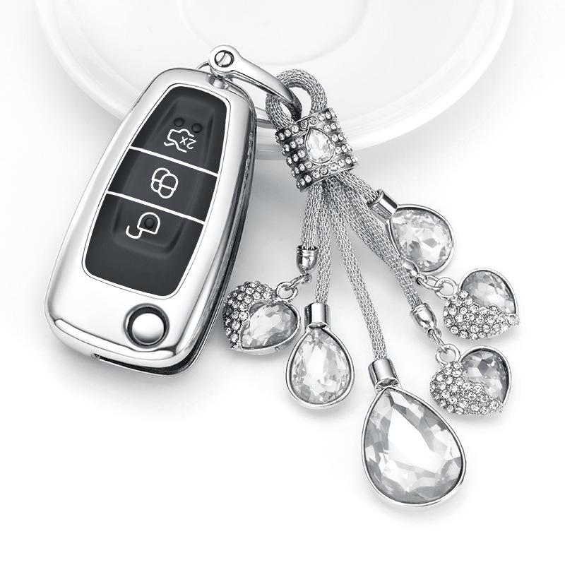 Подходит для Ford Maverick Key Cover13-18Fox17-18Чехлы для автомобильных ключей модели Ruiou Защитный корпус