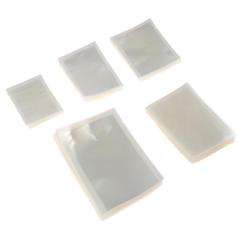 100 шт./лот, бытовой пищевой прозрачный вакуумный упаковщик, упаковочная машина, пакеты для запечатывания