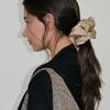 For Basic Satin Scrunchie_Large_Camel