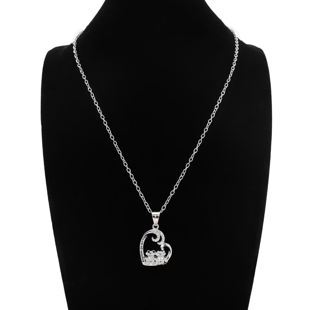 Персонализированный кулон «Любовь», модная парная мужская цепочка с лягушкой, праздничный подарок, аксессуары