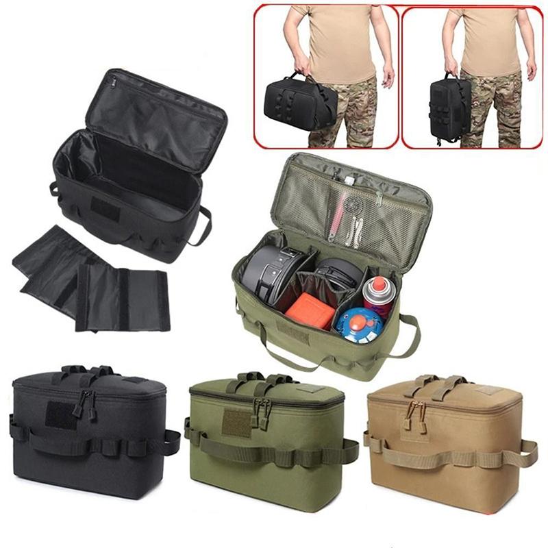 Сумка для хранения на открытом воздухе для кемпинга, большая вместительная сумка для инструментов для ногтей, органайзер для пикника