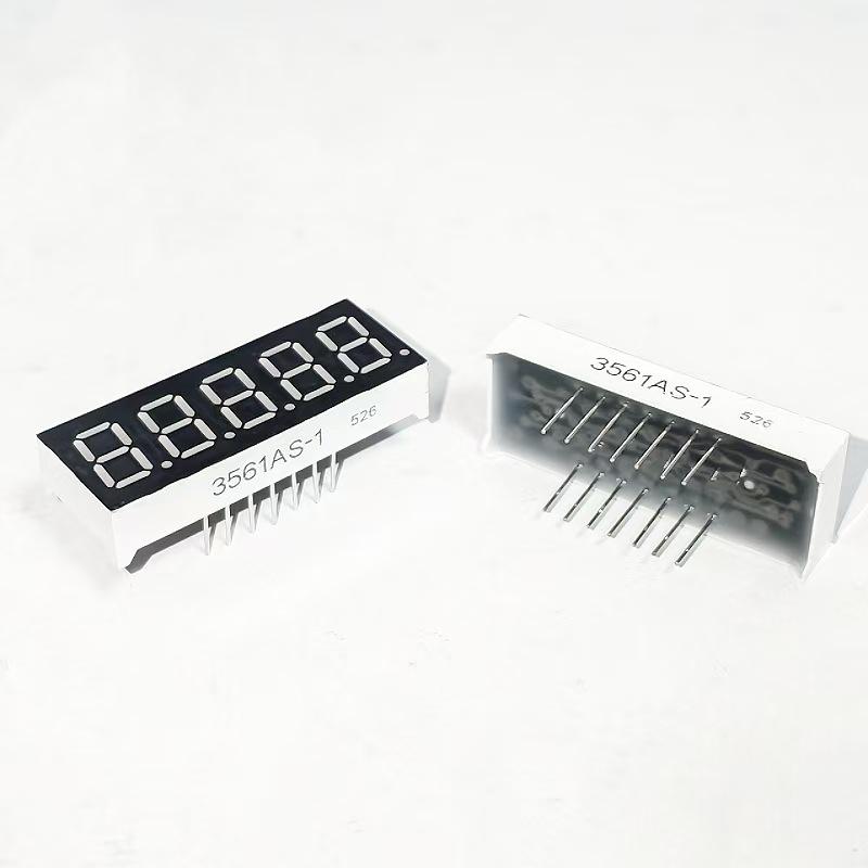 Высокояркостный 0,36" 5-разрядный красный цифровой индикатор, 3561AS Общий катод, 3561BS Общий анод
