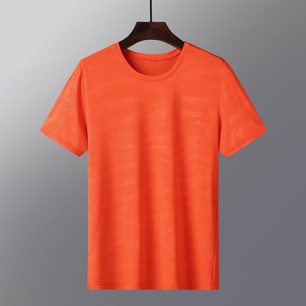 Быстросохнущая одежда, мужской свободный топ с короткими рукавами, женская однотонная футболка с короткими рукавами, большая спортивная футболка из ледяного шелка