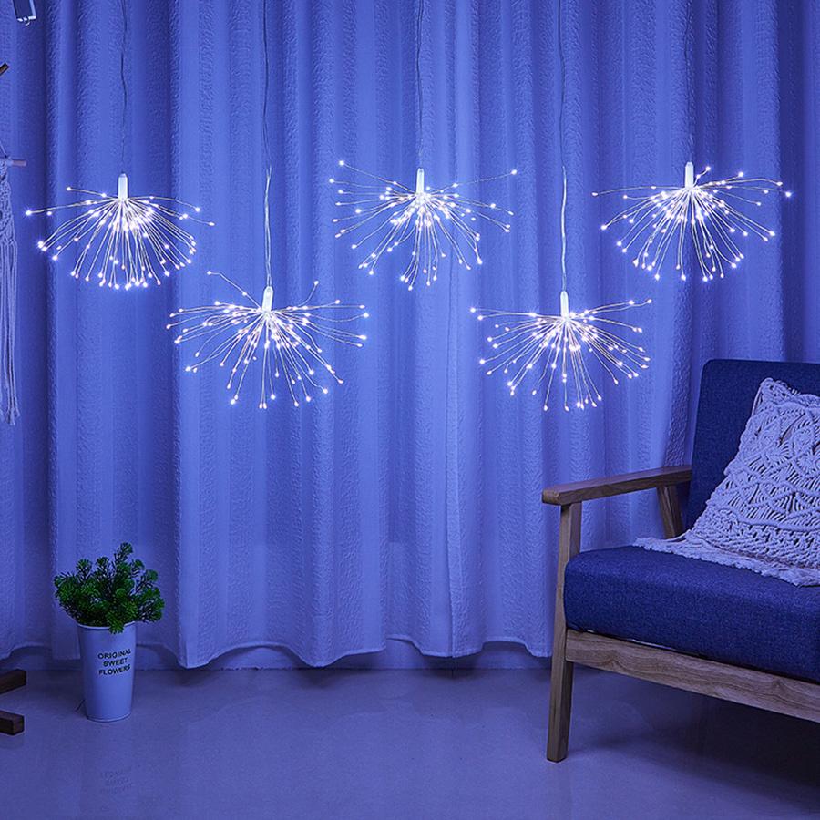 5/10 шт. в упаковке, подключаемые сферические светильники Starburst, водонепроницаемые, подключаемые, наружные, медные, рождественские, гирлянды