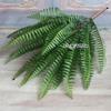 Искусственные листья папоротника Бостона Домашние искусственные растения Цветы Рождественские украшения