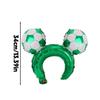 Headwear Soccer Foil Balloons Inflatable Soccer Shape Hand Stick Balloon Colorful Soccer Party Balloons Sports Theme Decoration