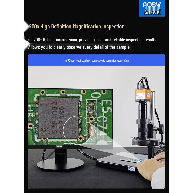AOSVI AO-HD206 4K HD Digital Microscope