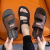 Sandals Men's New Thick-soled Beach Summer Slippers Outer Wear Dad Non-slip Wear-resistant Dual-purpose Cool Slippers Tide