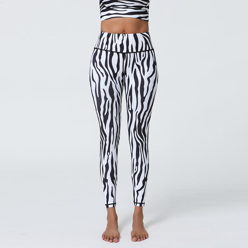 Новые леггинсы для йоги женские телесного цвета с принтом, тонкие спортивные штаны для фитнеса и йоги