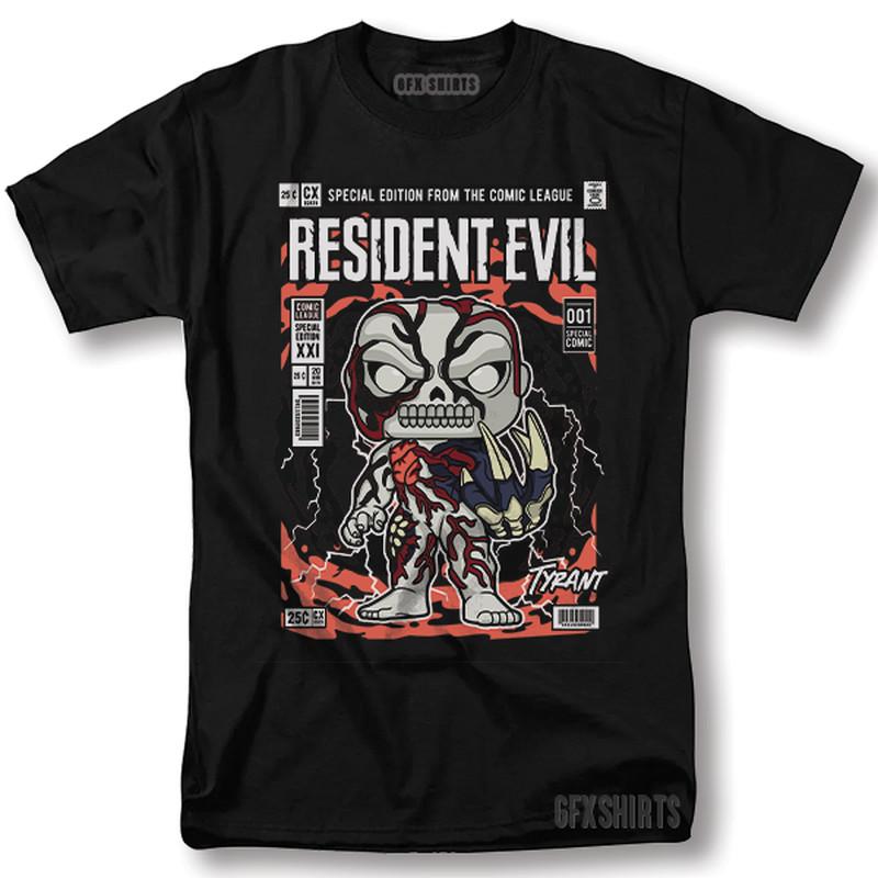 Футболка Resident Evil Umbrella Corp Классический постер фильма Графический дизайн Футболка