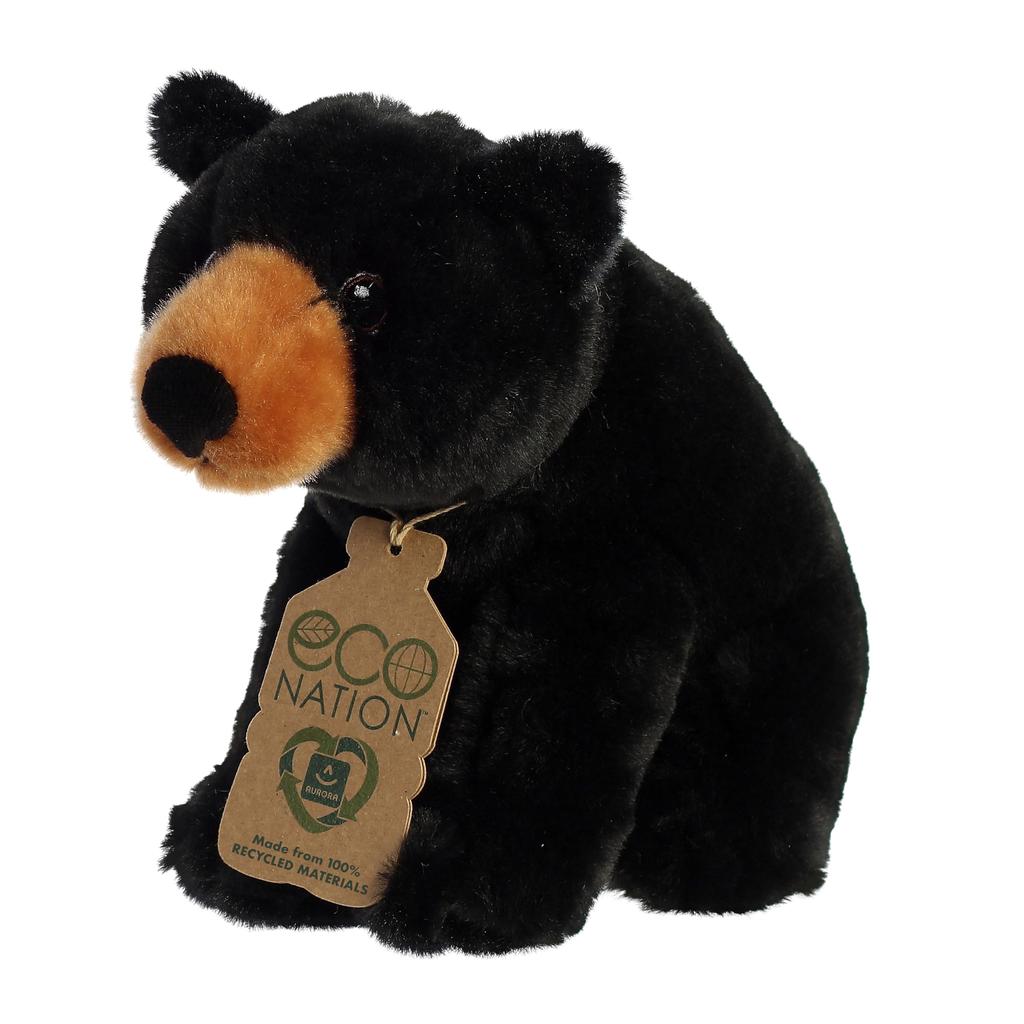 Aurora World Plush Toy Econation Black Bear