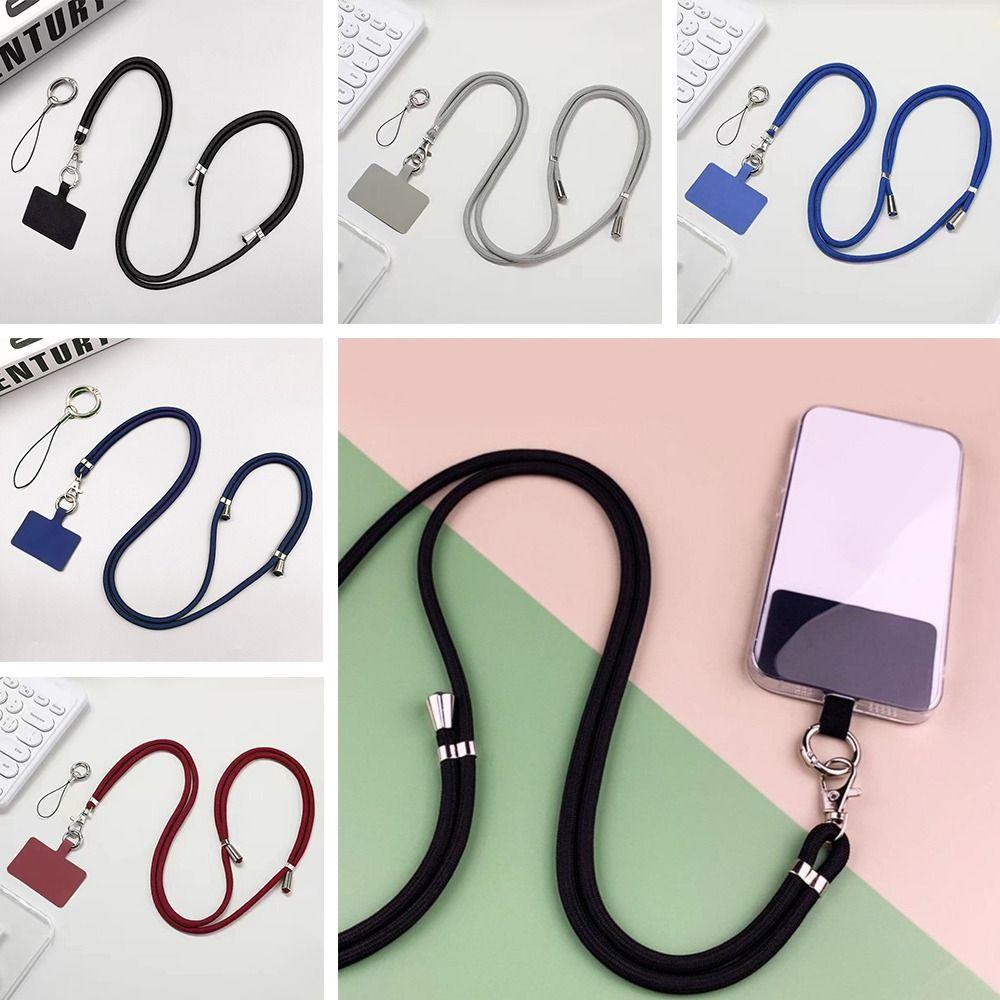 Adjustable Phone Strap Lanyard With Patch Mobile Phone Straps Phone Accessories Neck Ropes  Outdoor
