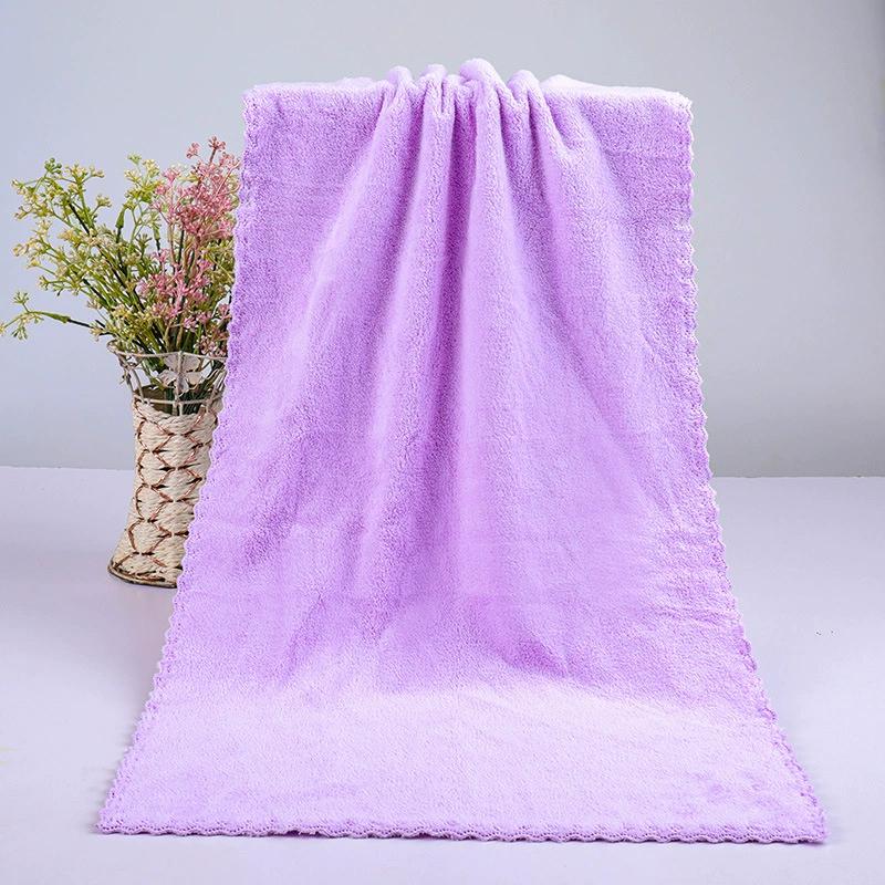 Прочное и толстое коралловое флисовое полотенце, мягкое и не линяет, хорошо впитывает влагу