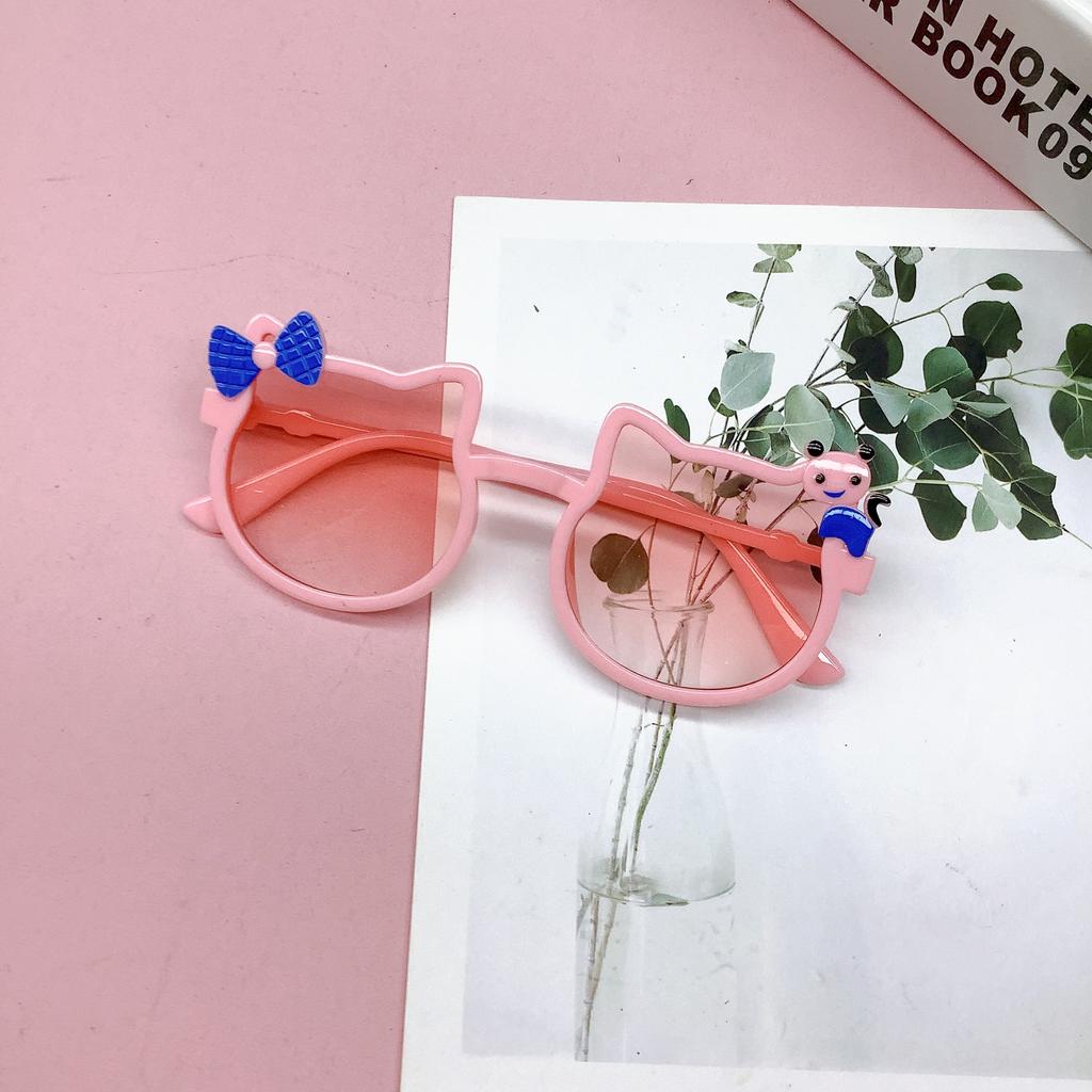 Fashion Children'S Sunglasses Cute Bow Cute Treasure Sunglasses Uv-Proof Children'S Boys And Girls Glasses