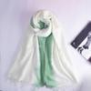 Elegant Celebrity Style Tie-dye Gradient Fringe Scarf Autumn and Winter Shawl Imitation Cashmere Warm Scarf Female